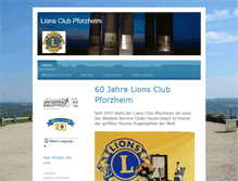 Tablet Screenshot of lions-pf.de